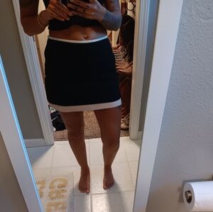 Diane von furstenburg Pink and black skirt